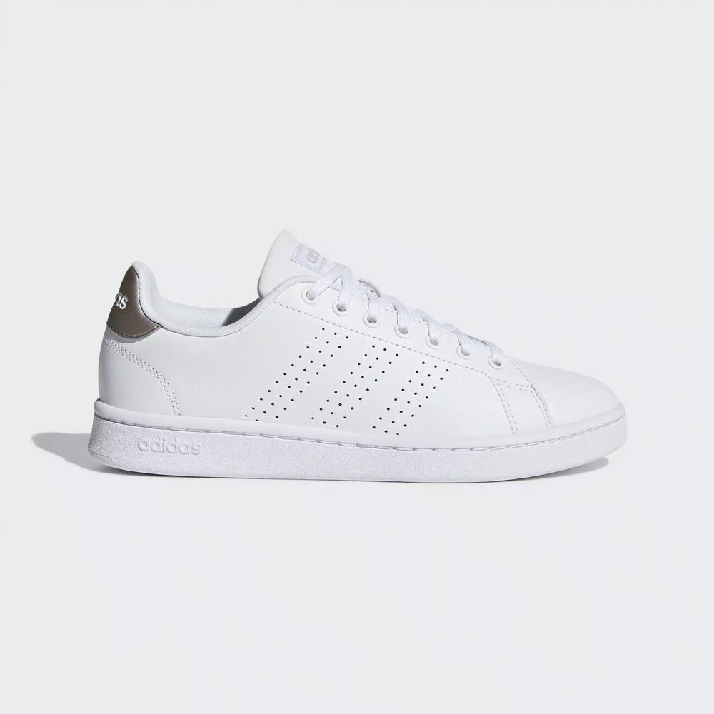 Adidas Advantage Tenis Blancos Para Mujer (MX-33202)